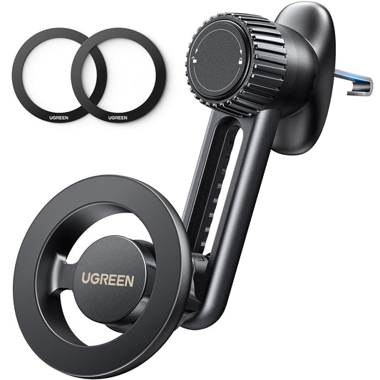 UGREEN MagSafe Car Mount for iPhone 16 Pro Max【Never Block Air Vent&360° Rotate】Stable Car Phone Holder Magnetic, Magnet Mobile Holder for Car, Car Holder, Car Accessories, 14 15 Galaxy S24 Ultra, etc
