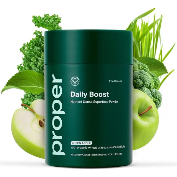 Proper The Greens Organic Powder, Superfood Blend with Wheatgrass Spirulina