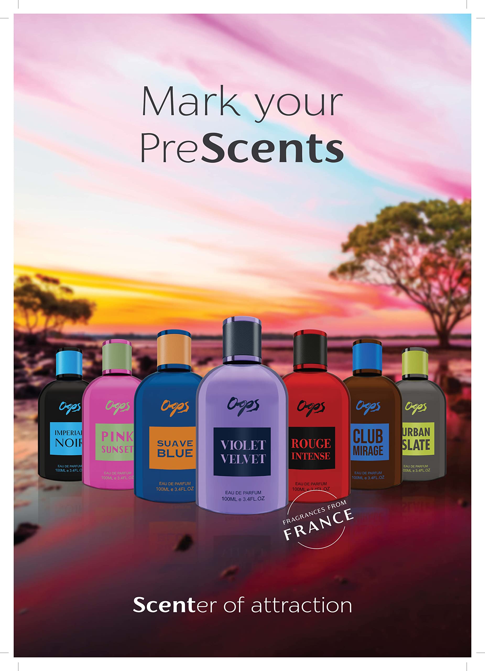 Oops Eau De Parfum - Rouge Intense | Premium Oriental Woody Scent | Unisex Perfume | Long Lasting Fragrance | Luxury Perfume For Men & Women | Ideal Gift For Men & Women | 100ml | Made in U.A.E