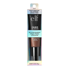 e.l.f. Camo CC Cream, Color Correcting Full Coverage Foundation with SPF 30, Rich 620 W, 1.05 Oz
