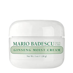 Mario Badescu Ginseng Moist Cream Lightweight Daily Face Moisturizer  Re energizing, Skin replenishing Moisturizer Face Cream Skin Care that Brightens, Nourishes, & Smooths  1 Oz