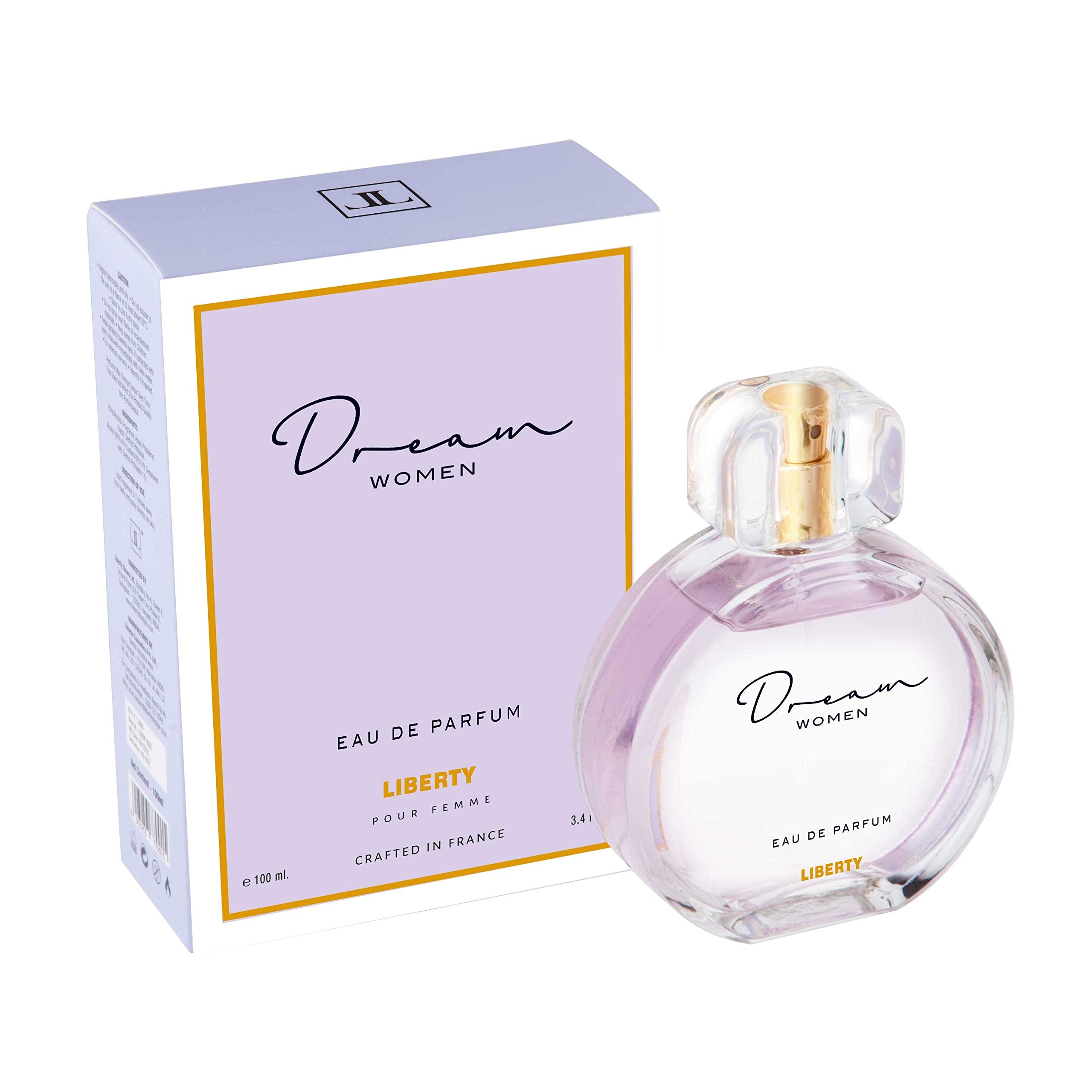Liberty Perfume for Women, 3.4 Oz Dream Perfumes Long-Lasting Fragrance Eau de Parfum, Luxury Floral Scent for Women's Day, Mother's Day, Summer Perfume Spray