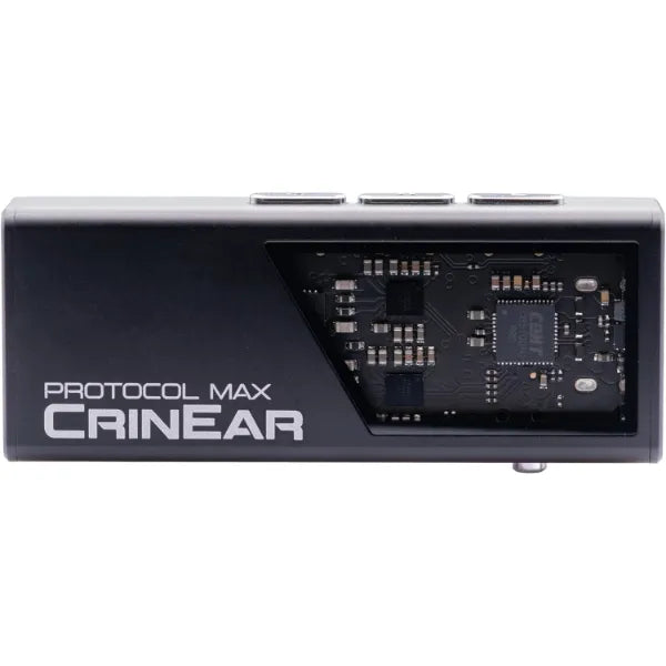 CrinEar Protocol Max | Portable DAC-Amplifier with 10-Band PEQ, Dual Cirrus Logic CS43198 + Dual SG Micro SGM8262-2 | 600mW High Power Amplification