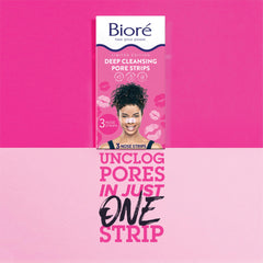 Biore Kiss Designer Pore Strips, Nose Strips for Blackhead Removal, with Instant Pore Unclogging, 3 Count (Pack of 12)