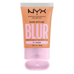 NYX Professional Makeup Bare With Me Blur Tint Matte Foundation - Golden (Vegan, Lightweight and Fade & Transfer-Resistant)