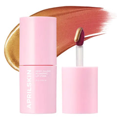 APRILSKIN Hero All Day Plumping Lip Stain, 24H Long-Lasting, Quick Visible Plumping for Fuller-Looking Lips | Smudge-Proof & Transfer Proof Wipe-Off Tint | Natural Rose - 0.14oz