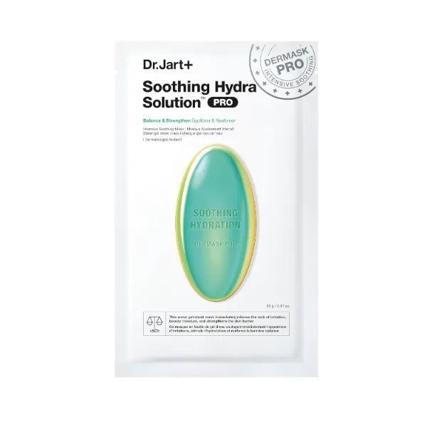 Dr.Jart+ Dermask™ Soothing Hydra Solution Face Mask for Visibly Irritated Skin | Sheet Mask | Korean Skin Care