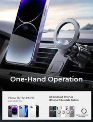 LISEN for MagSafe Car Mount, 【360° Rotation】 Magnetic Phone Holder for Car, Hands Free Magnetic Car Phone Holder Mount, iPhone Car Holder for iPhone 16 15 14 13 Pro Max Plus, MagSafe Case