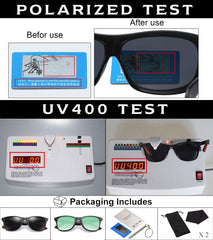 Polarized Sunglasses Mens Womens Cool Fishing Driving Hiking Ultralight Retro Wrap Around Travel sun glasses UV Protection
