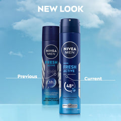 NIVEA MEN Antiperspirant Spray for Men, Fresh Active Fresh Scent, 200ml