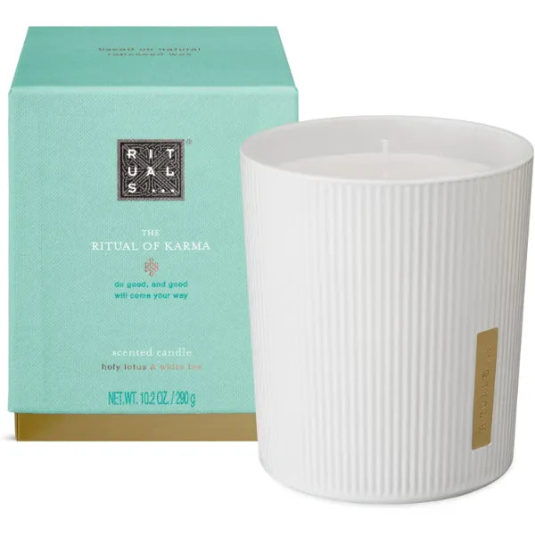 Rituals The Ritual of Karma Scented Candle - with Summer Holy Lotus and White Tea - Soothing and Soothing