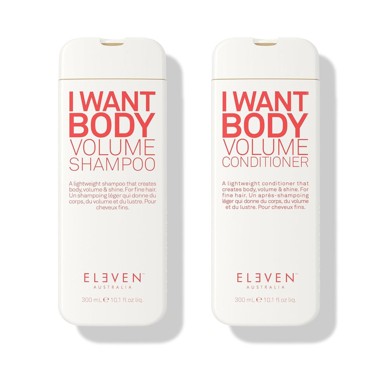 ELEVEN AUSTRALIA I Want Body Volume Shampoo & Conditioner Bundle 10.1 Fl Oz Each