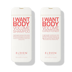 ELEVEN AUSTRALIA I Want Body Volume Shampoo & Conditioner Bundle 10.1 Fl Oz Each