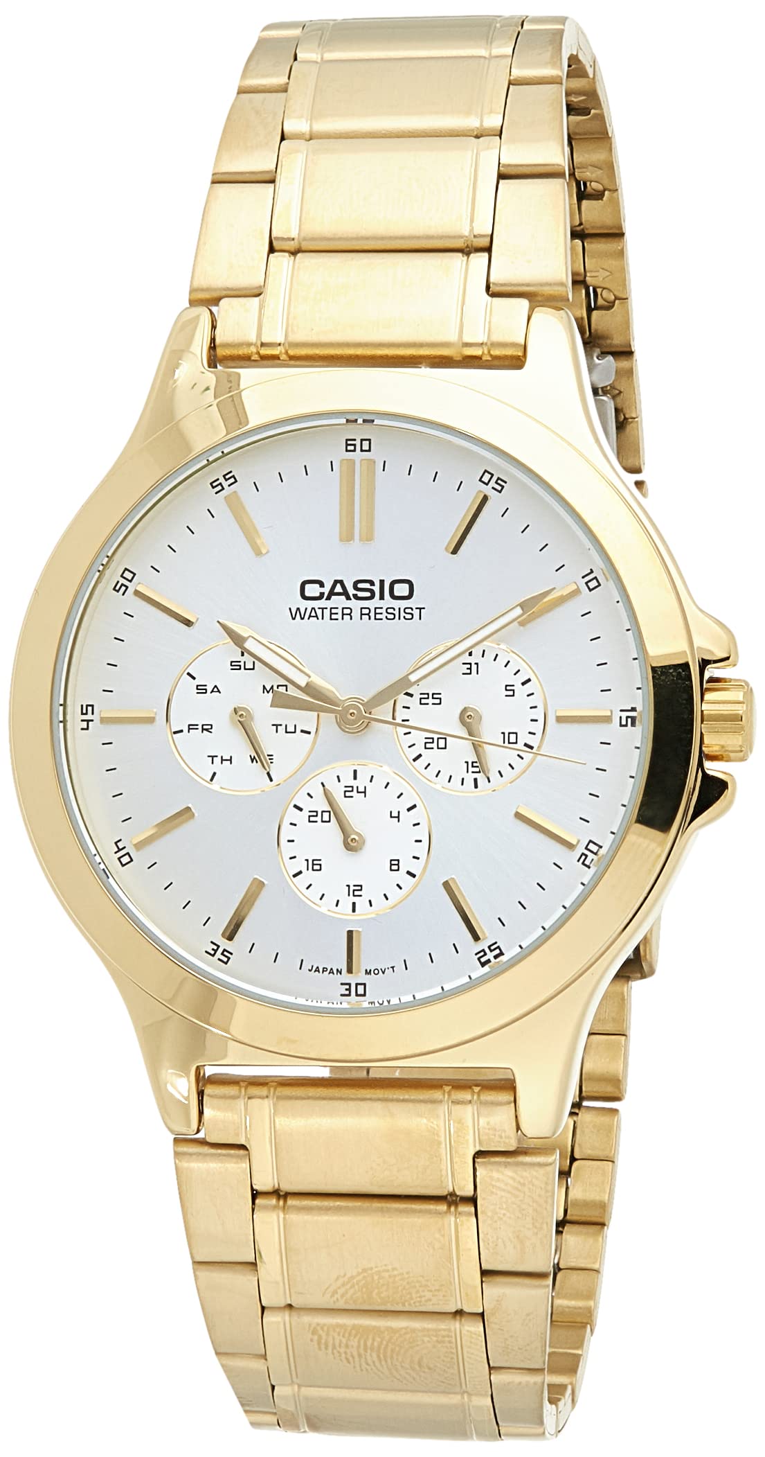 Casio Watch Gold / White