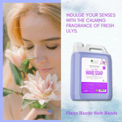 Bliss of Earth Hand Wash Liquid Refill, Refreshing Ocean Splash & Luxury Lily Combo, Hand Soap Liquid with Moisturizing Formula & Aromatic Fragrance, Perfect for Hotel, Office & Home – 5 Litres Each