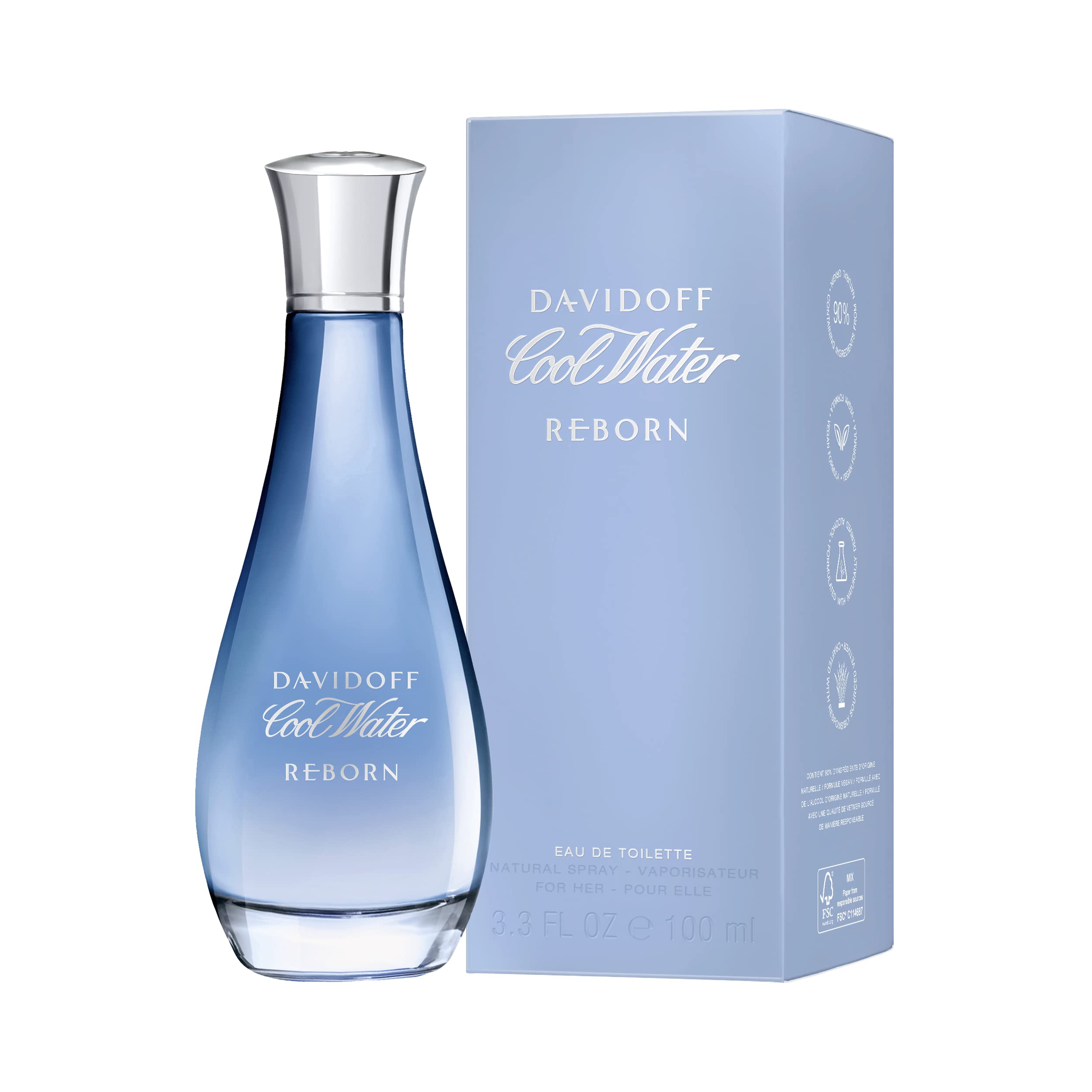 Davidoff Cool Water Reborn Perfume for Women Eau De Toilette 100ML