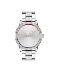 Coach GRAND Women's Watch, Analog-Silver / Multicolor