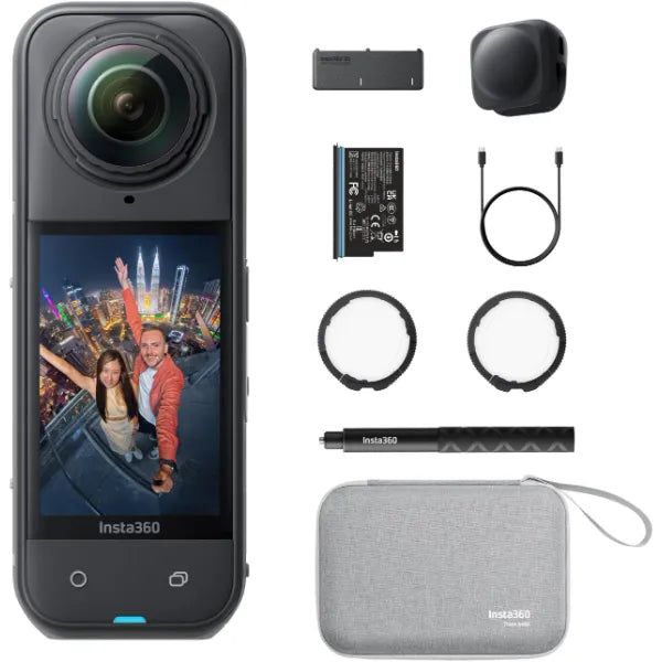 Insta360 X5 8K Action Camera (Essentials Bundle) - Black