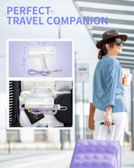 CLEVAST Handheld Steamer for Clothes, Foldable Travel Steamer with Portable Size, 30 Second Fast Heat-up, 1000W Garment Steamer -150ml Fabric Wrinkle Remover with Brush for Home and Office