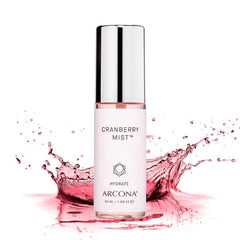 ARCONA Cranberry Mist - Vitamin C, Cranberry Extract, Manganese, Zinc + Moringa Seed Extract Revitalizes, Hydrates + Brightens - 1.69 Fl Oz