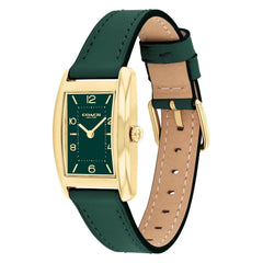 COACH WOMEN'S GREEN DIAL GREEN CALFSKIN STRAP WATCH - 14504354