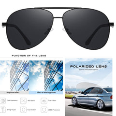 RCXKOOM Big XL Wide Frame Extra Large Polarized Aviator Sunglasses for Big Heads Men Oversized Military Pilot Glasses