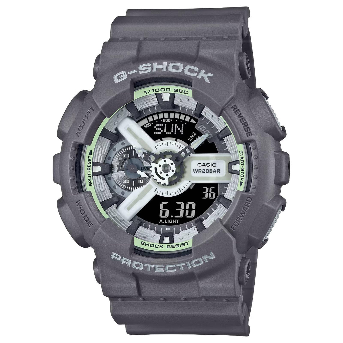G-Shock Casio-GA-110HD-8ADR, Mens - Gray