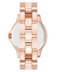 Anne Klein Women's Genuine Diamond Dial Ceramic Bracelet Watch, AK/4120, Blush/Rose Gold