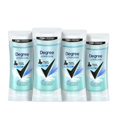 Degree Antiperspirant for Women Protects from Deodorant Stains Pure Clean Deodorant for Women 2.6 Ounce (Pack of 4)