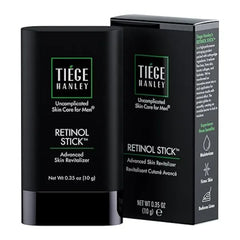 Tiege Hanley Retinol Stick for Men, Anti Aging Face & Eye Stick With Hyaluronic Acid & Niacinamide, Helps Reduce Appearance of Fine Lines, Wrinkles & Dark Circles, Men’s Skin Care, 0.35 Oz