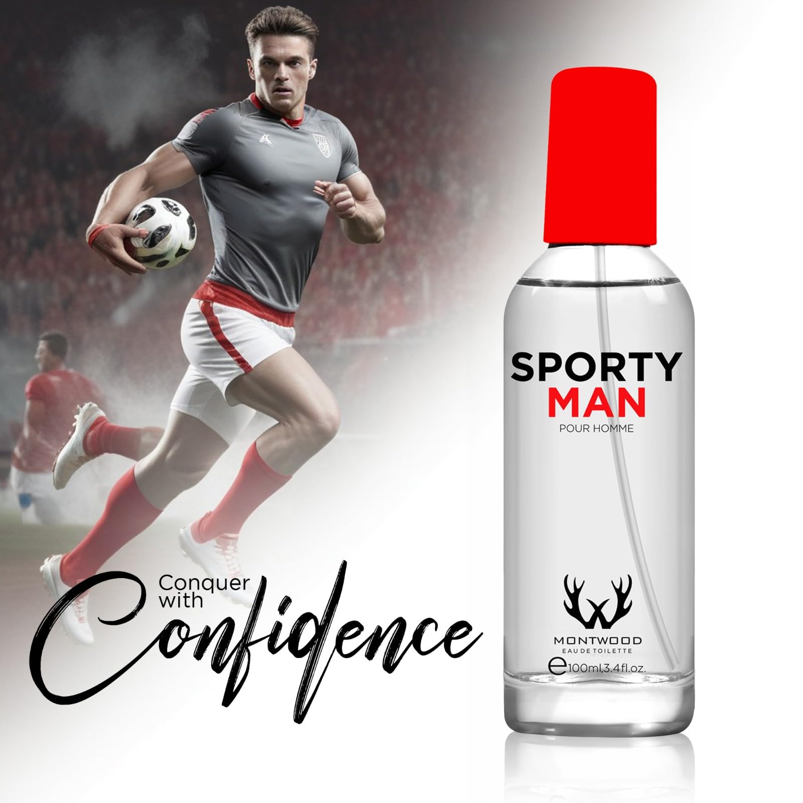 Montwood Sporty Man Pour Homme: Eau de Toilette Pour Homme | Perfume for Men 100ml