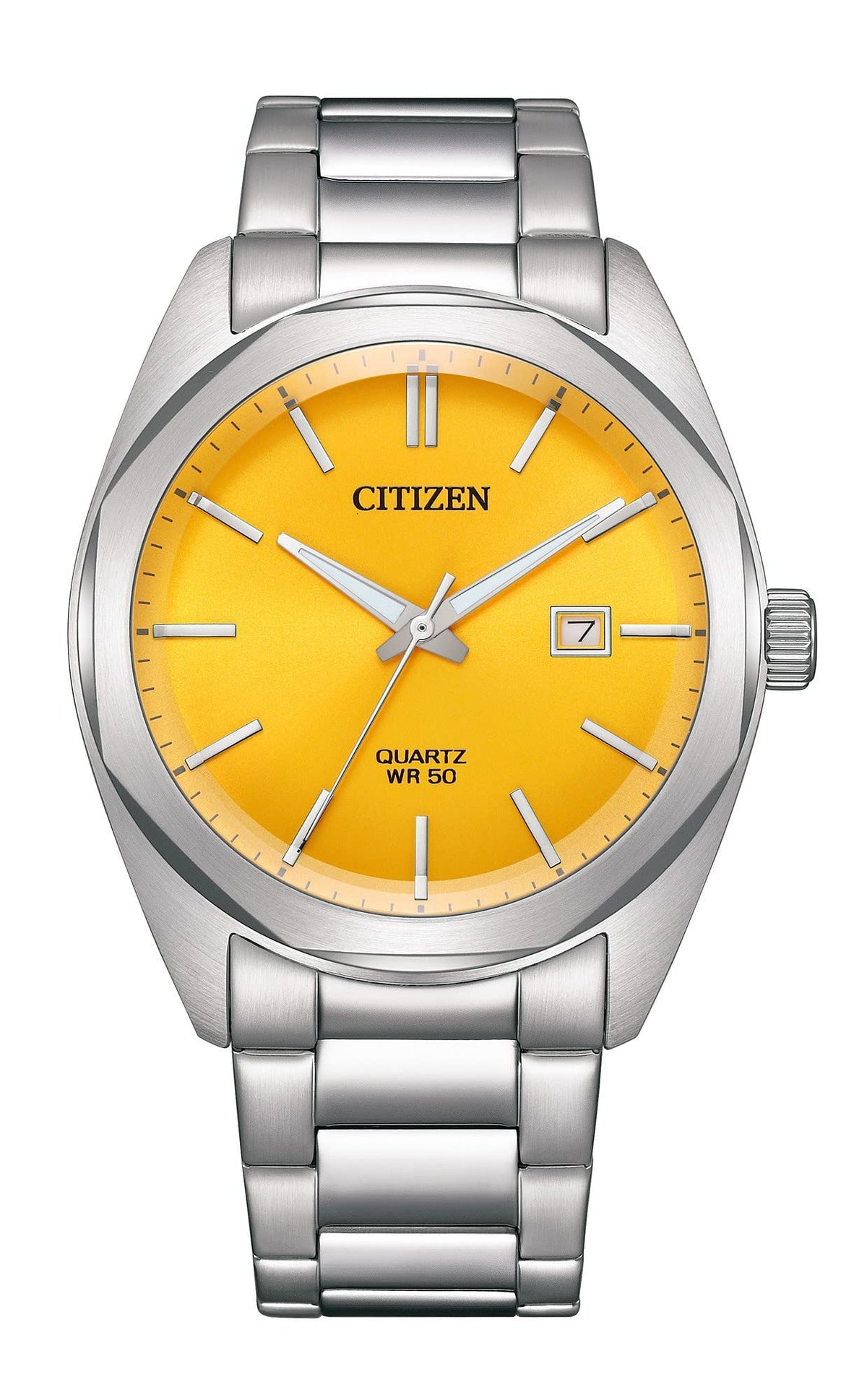 Citizen Analog Yellow Dial Men's Watch