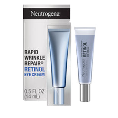 Neutrogena Rapid Wrinkle Repair For Dark Circles & Under Eye Bags, Wrinkle Eye Cream With Hyaluronic Acid, Glycerin & Retinol Cream, 0.5 Fl Oz, 0 .5 Fl. Oz.