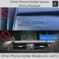 TRX AUTO Phone Holder Mount With Gravity Phone Holder For Toyota Fortuner 2016 To 2021 | Toyota Fortuner Accessories | Toyota Fortuner Mobile Phone Holder
