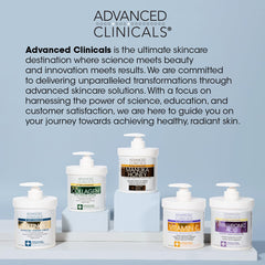Advanced Clinicals Retinol Cream Spa Size For Salon Professionals Moisturizing Formula Penetrates Skin To Erase The Appearance Of Fine Lines & Wrinkles Fragrance Free 16 Ounce (Pack of 2) Multi