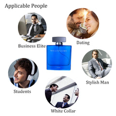 Perfume&Beauty Perfume Eau de Parfume for Men, 3.4 oz Spray Parfume for Men 100 ML- Blue Millionaire