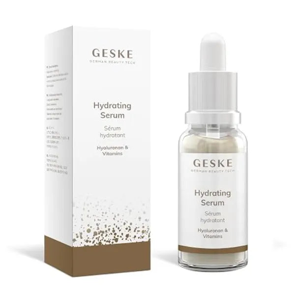 GESKE Hydrating Serum For Dry Skin Facial Care with Hyaluronic Acid Gentle Skin Care Smooths & Strengthens Formula without Animal Testing Complements GESKE SmartAppGuided