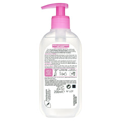 Garnier Micellar Gel Face Wash For Sensitive Skin 200ml, Gentle Face Cleanser & Makeup Remover, Recognised By The British Skin Foundation, Rinse-Off, Non-Drying & Fragrance Free Formula
