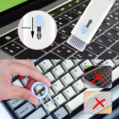 AtRyx Keyboard Cleaning Kit Laptop Cleaner, 7-in-1 Electronic Cleaner Kit, Multi-Function PC Electronic Cleaner Kit Spray for Monitor Cell Phone Bluetooth Headset Laptop Camera Lens