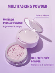 Sheglam Insta-Ready Face & Under Eye Setting Powder Dup- Taro