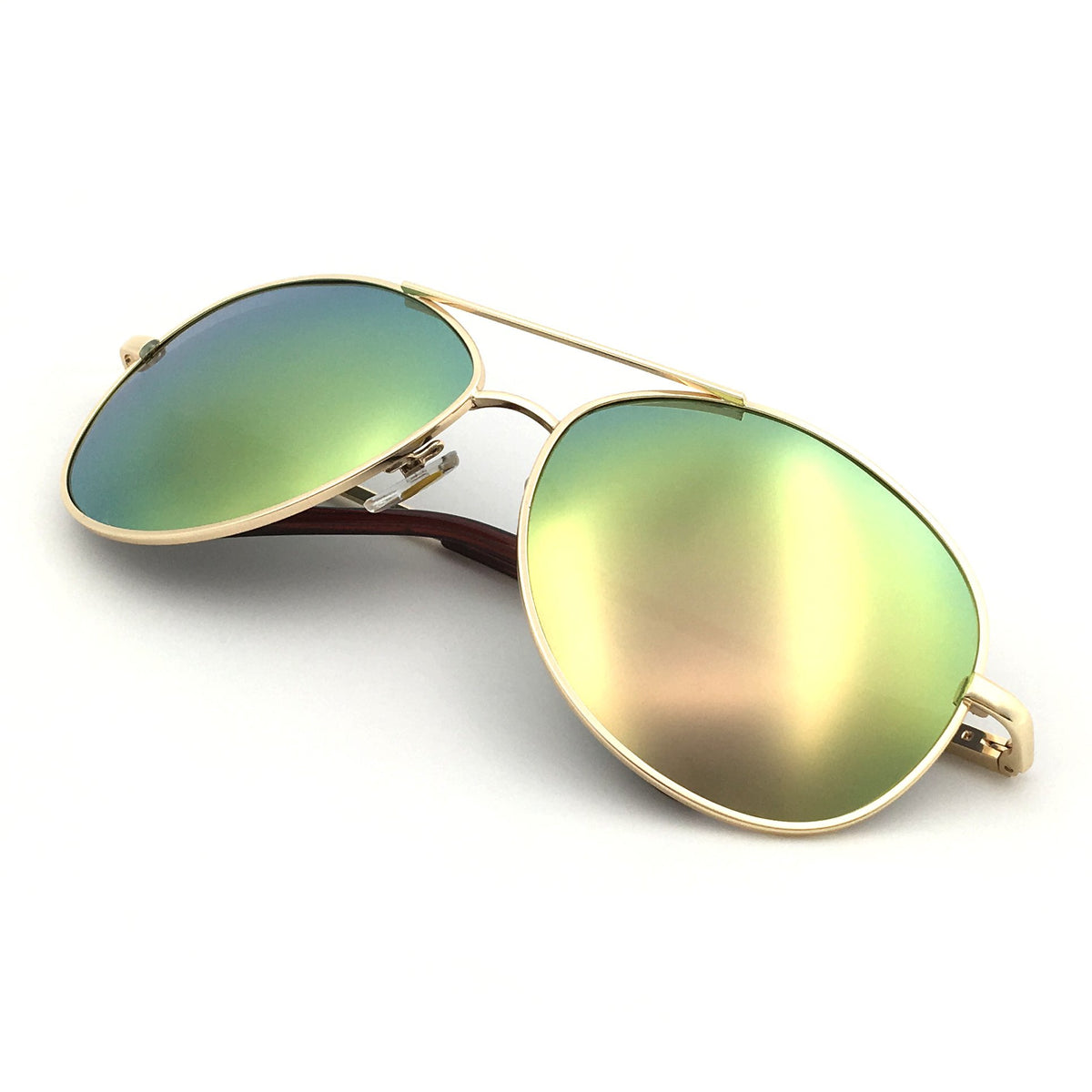 J+S Premium Military Style Classic Aviator Sunglasses, Polarized, 100% UV protection for Men Women
