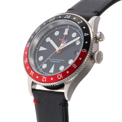 Timex Men's Analogue Quartz Watch with Leather Strap TW2W22800, Black, TW2W22800