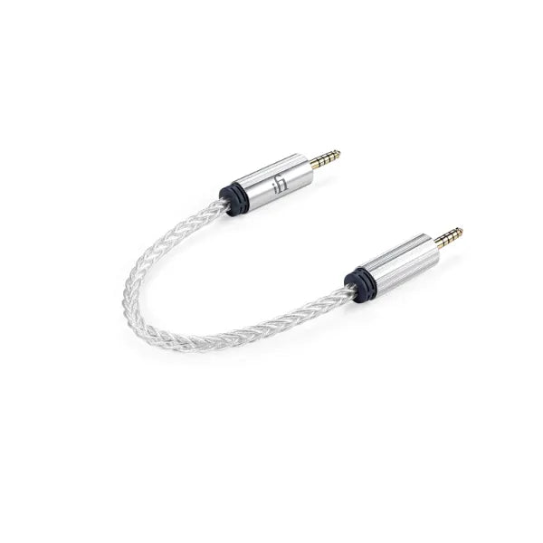 iFi Audio 4.4mm to 4.4mm Balanced Male-to-Male Interconnect Cable – Audiophile OFHC Copper & Silver Matrix Cable for DACs, Amps & Hi-Fi Systems