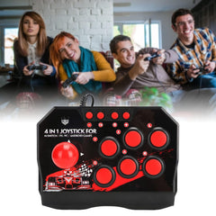 NALACAL Arcade Fight Stick Joystick for Switch/PC/PS3 Games Accessories, Wired Arcade Joystick Arcade Games Accessories for Switch, Xbox Series X, PS4, PS3, Xbox One, Xbox 360, macOS, Windows