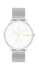 Calvin Klein CK STUN Unisex Watch, Analog - Silver