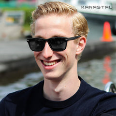 KANASTAL Polarized Sunglasses for Men Women, Classic Square Sports Sun Glasses Driving, Fashion Shades for Womens Outdoor 100% UV400 Protection