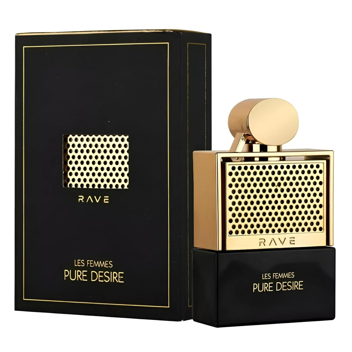Lattafa Rave Pure Desire Gold for Women Eau de Parfum Spray - 3.4 Ounce/ 100ml