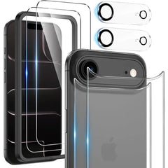 Maxdara for iPhone Air Screen Protector (6.5 inches), iPhone Air Back Screen Protector and Front Screen Protector with Camera Protector [2+2+2 Pack], 9H Hardness