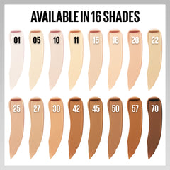 Maybelline Super Stay Liquid Concealer Makeup, Full Coverage Concealer, Up to 30 Hour Wear, Transfer Resistant, Natural Matte Finish, Oil-free, Available in 16 Shades, 50, 0.33 fl oz