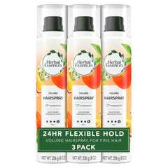 Herbal Essences Volumizing Hairspray, Strong Hold, Fresh Citrus Scent, Pack of 3